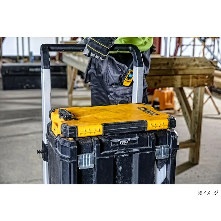 デウォルト DEWALT TSTAK クリップボード バインダー イエロー DWST82732-1 幅28.5cm 奥行41.5cm 高さ3.5cm