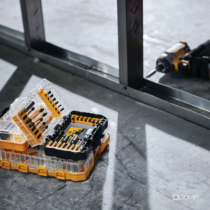 デウォルト DEWALT 黒色タフケース 小 ブラック DWSTCASEBLK 幅15.4cm 奥行9.5cm 高さ4.9cm