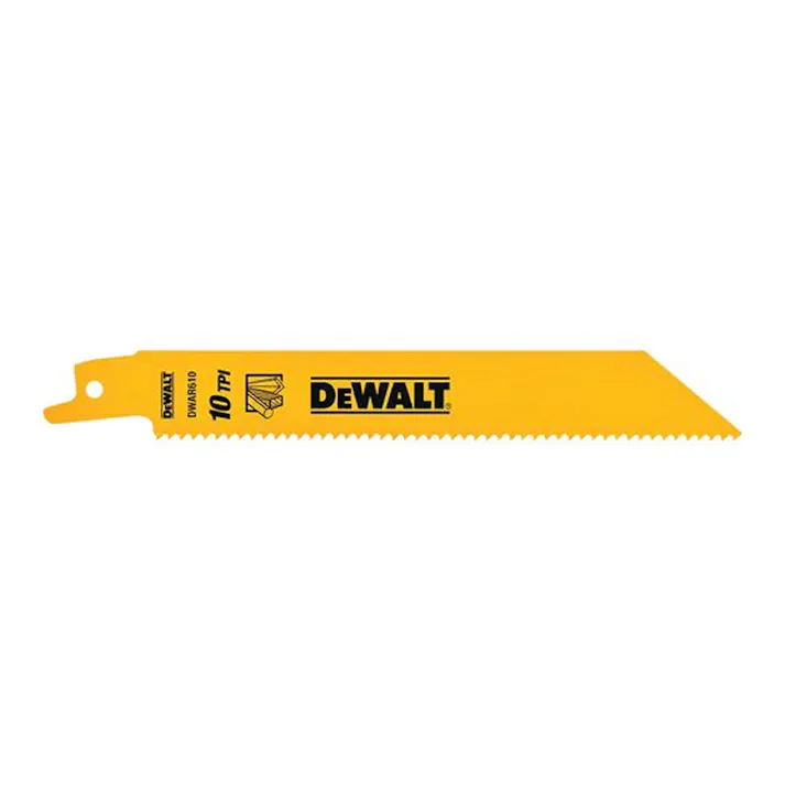 デウォルト DEWALT セーバーソーブレード 設備解体 DEWALTAR610-JP 10山 全長150mm 5枚入