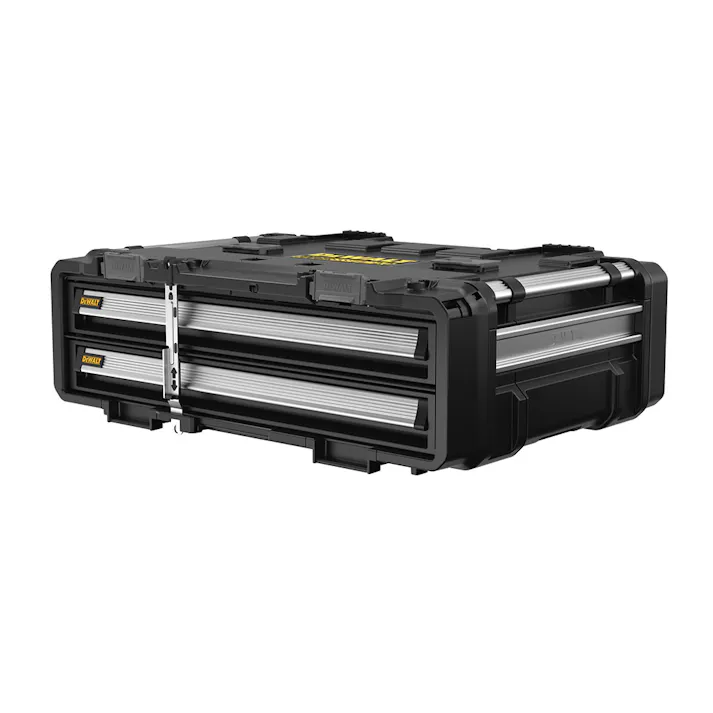 デウォルト DEWALT タフシステム2.0 DXL 浅型2段チェスト DWST83529-1 幅76cm 奥行56cm 高さ25cm
