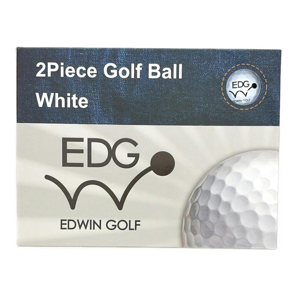 EDWIN GOLF ゴルフボール ホワイト 12個入 | スポーツ・アウトドア用品