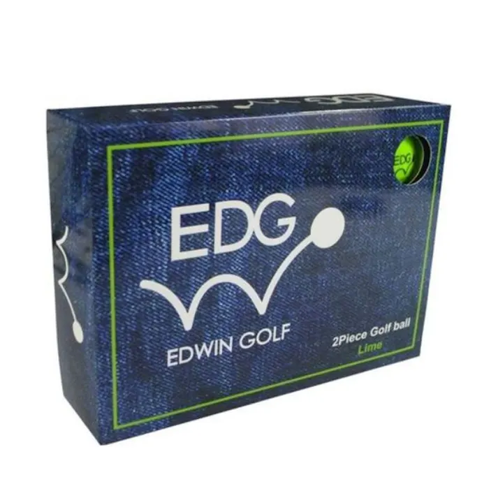 ゴルフボール EDWIN GOLF EDBA-3776 マットライム 12個入り