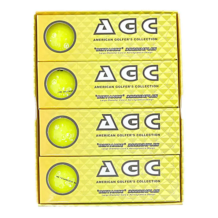 ゴルフボール エージーシー AGC イエロー AGBA-3790 12個入り