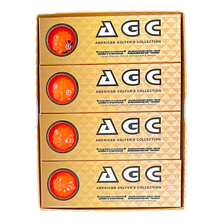 ゴルフボール エージーシー AGC オレンジ AGBA-3790 12個入り