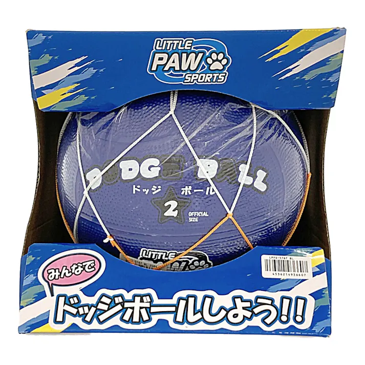 リトルパウスポーツ ゴムドッジボール ブルー LPFS-5767
