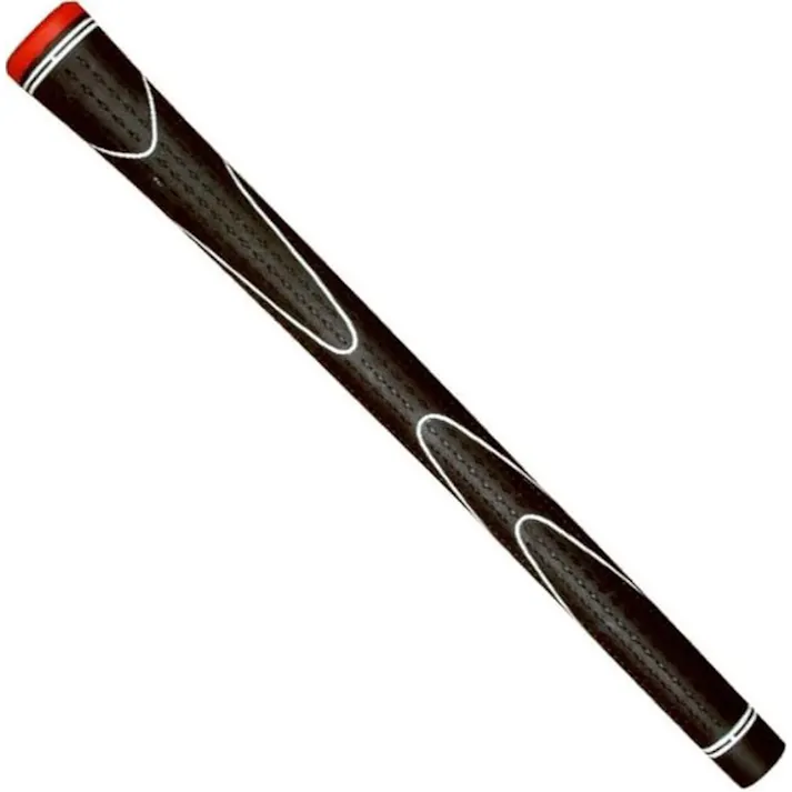 ティーオフ TPRグリップ ブラック/レッド バックラインあり TOGP-1779