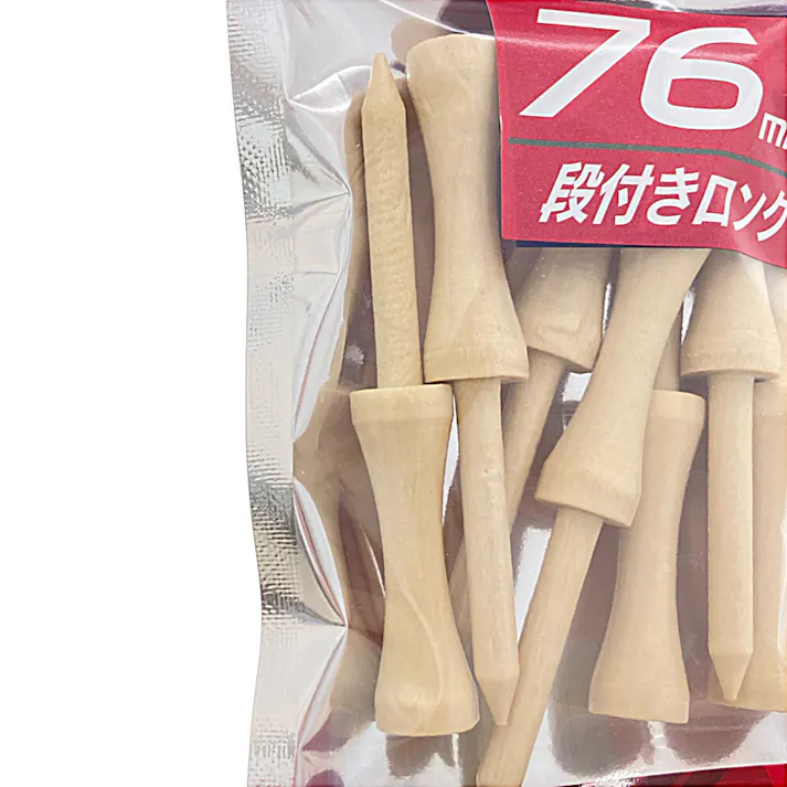 ティーオフ ウッドティ 段付きロング 76mm 7本入