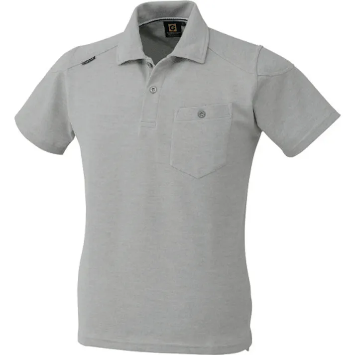 【CAINZ-DASH】コーコス信岡 ハンソデポロシャツ G-9117 3モクグレー L G-9117-3-L【別送品】