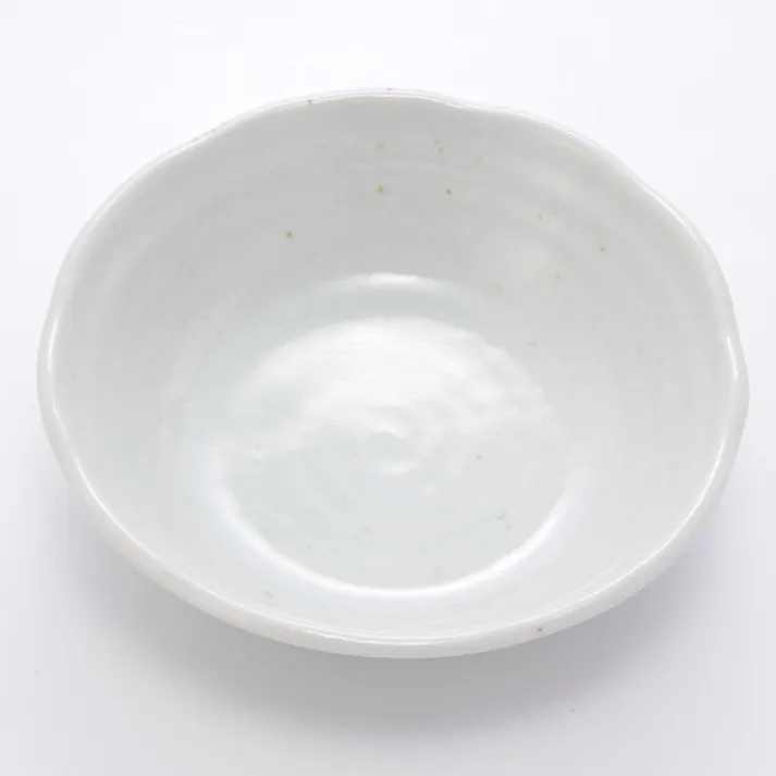 4.5小鉢 粉引釉 13cm