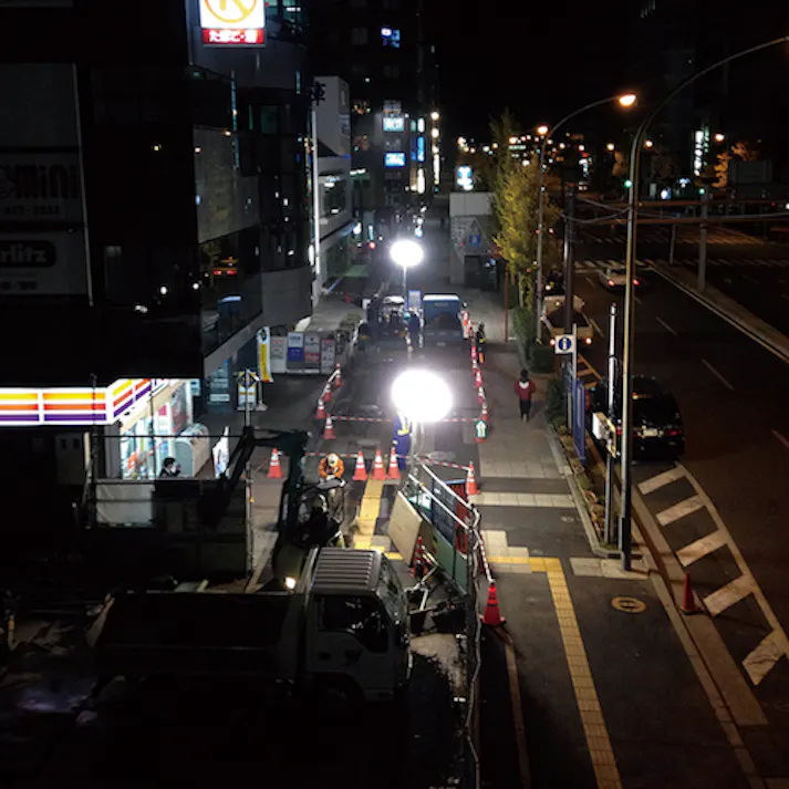 【CAINZ-DASH】和コーポレーション 輝夜500W LED全光バルーンライト 中型台車仕様 BL-500-FD【別送品】