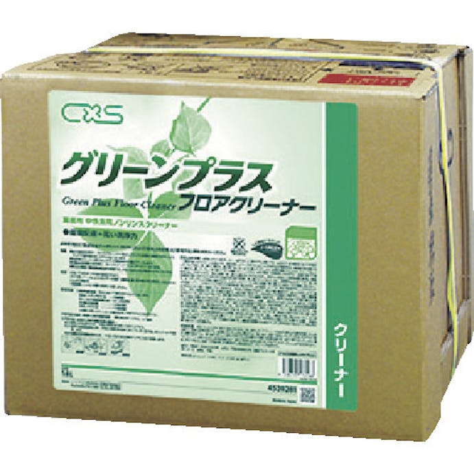 【CAINZ-DASH】シーバイエス 洗浄剤　グリーンプラスフロアクリーナー　１８Ｌ 4520281【別送品】