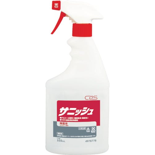 シーバイエス アルコール製剤 サニッシュ 550ml 4978778 除菌剤 シーバイエス アルコール製剤 サニッシュ 550ml 4978778 除菌剤