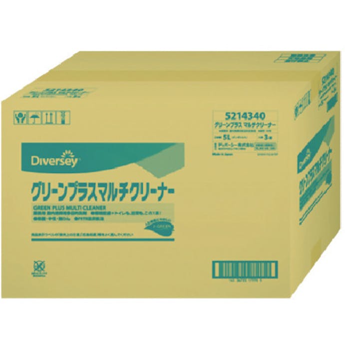 【CAINZ-DASH】シーバイエス 洗浄剤　グリーンプラスマルチクリーナー　５Ｌ 5214340【別送品】
