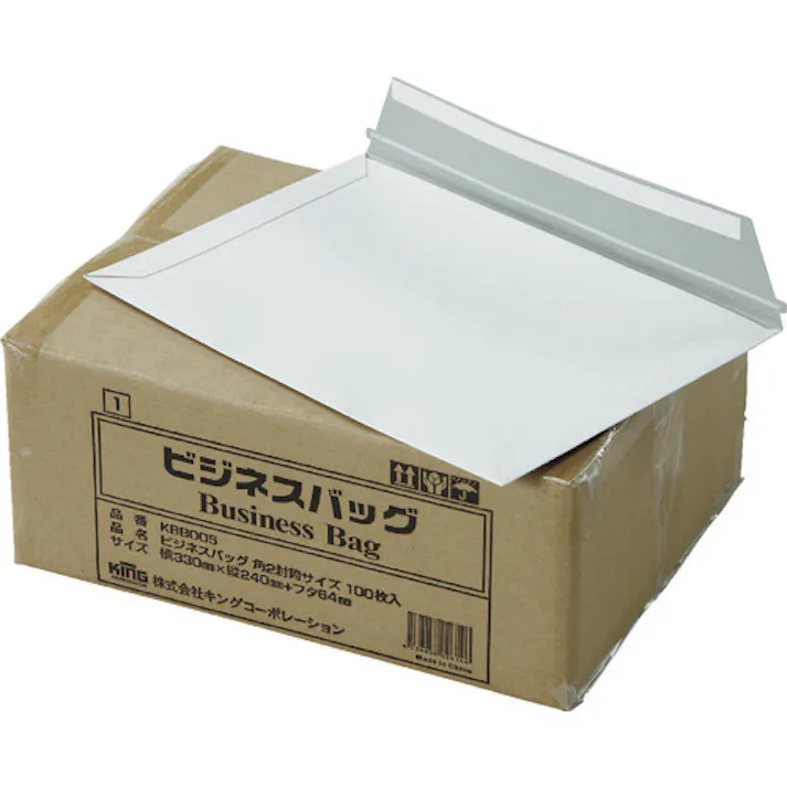 【CAINZ-DASH】キングコーポレーション ビジネスバック 角2 (330×240) (100枚入) KBB005【別送品】