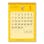 キングコーポレーション 2024年 壁掛カレンダー 幸せの黄色いカレンダー B3