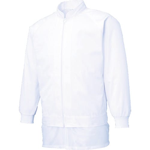 サンエス 男女共用混入だいきらい長袖ジャケット M ホワイト FX70971R-M-C11 食品工場向けジャケット サンエス 男女共用混入だいきらい長袖ジャケット M ホワイト FX70971R-M-C11 食品工場向けジャケット