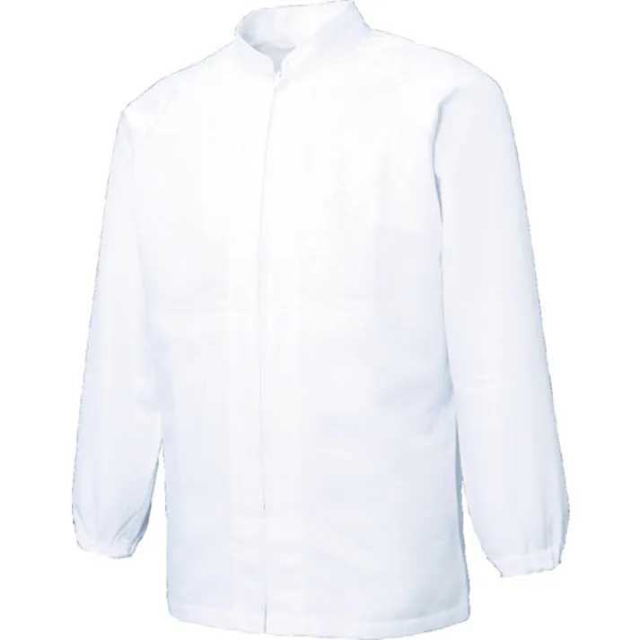 【CAINZ-DASH】サンエス 食品工場向けジャケット 超清涼 男女共用混入だいきらい長袖コート S ホワイト FX70650R-S-C11【別送品】