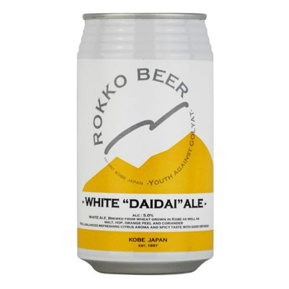 (兵庫)六甲ビール 新ホワイトダイダイエール 350ml