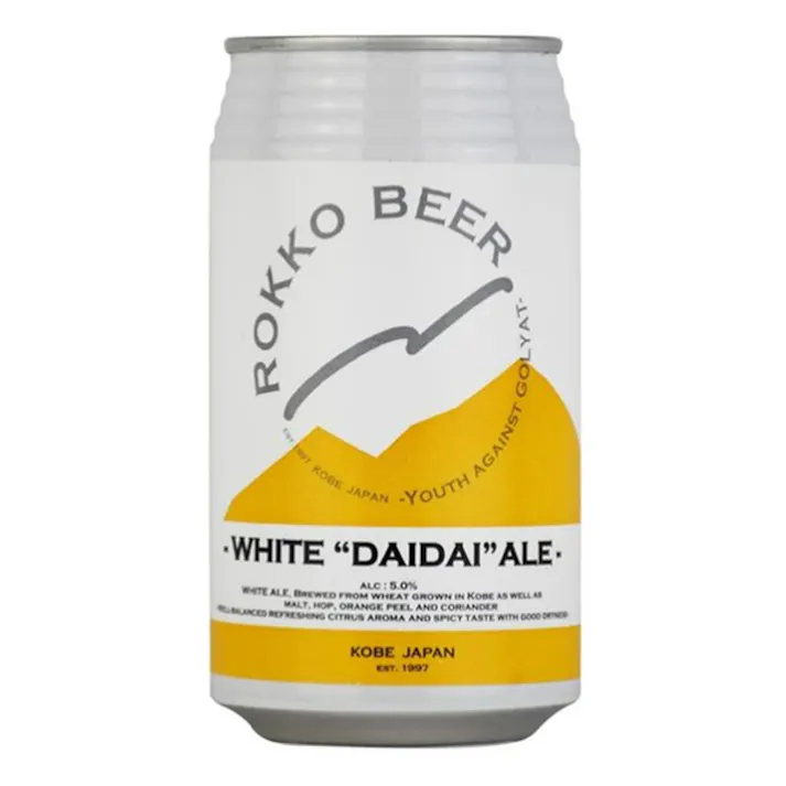 (兵庫)六甲ビール 新ホワイトダイダイエール 350ml