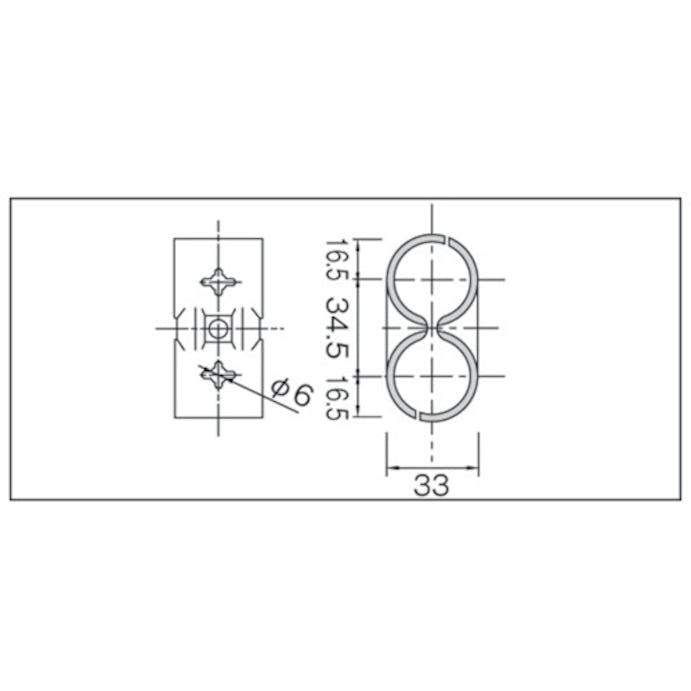 【CAINZ-DASH】スペーシア メタルジョイントＮＳＪー１１（４方向平行ジョイント） NSJ-11【別送品】