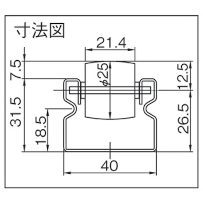 【CAINZ-DASH】スペーシア スパホイール JBー53020 30mmピッチ 2000L 鉄心タイプ JB-53020【別送品】