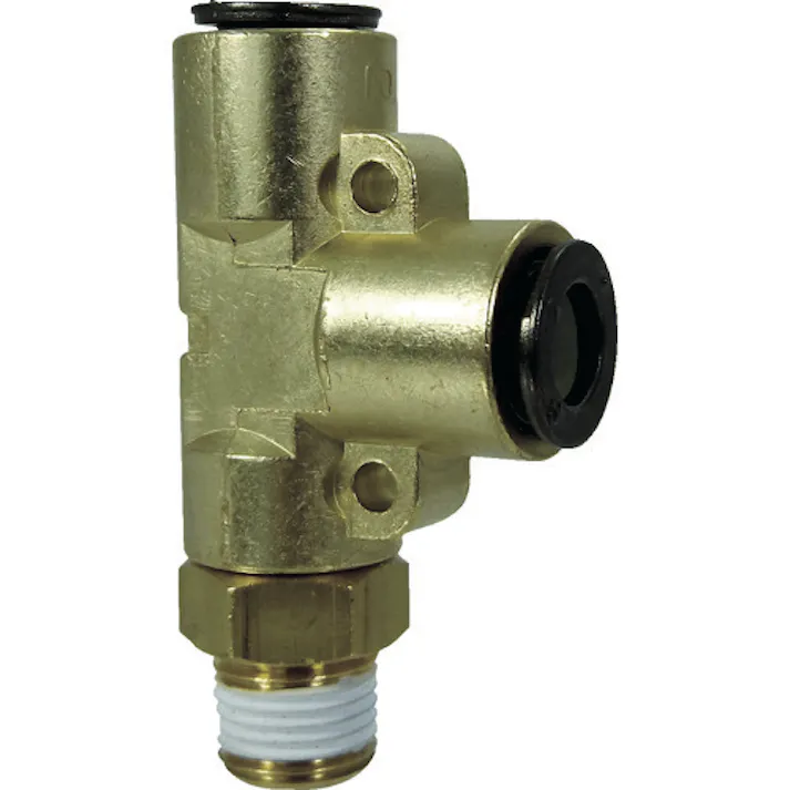 【CAINZ-DASH】千代田通商 チューブ継手 フジメイルランティ(金属) 6mm・R1/8 6-01RT【別送品】