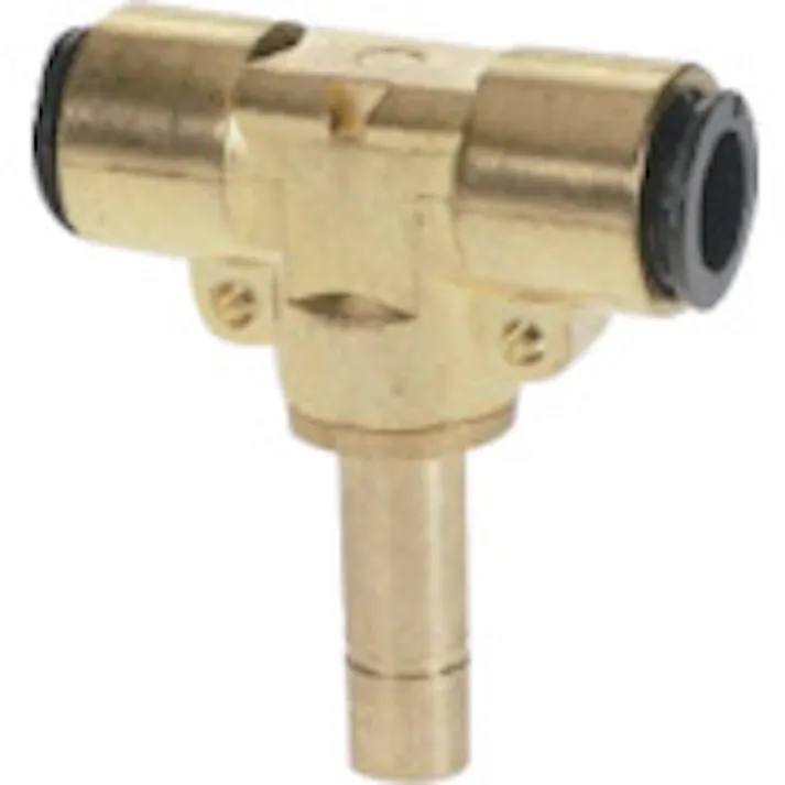 【CAINZ-DASH】千代田通商 チューブ継手 フジティーコネクター(金属) 10mm 10-00TC【別送品】