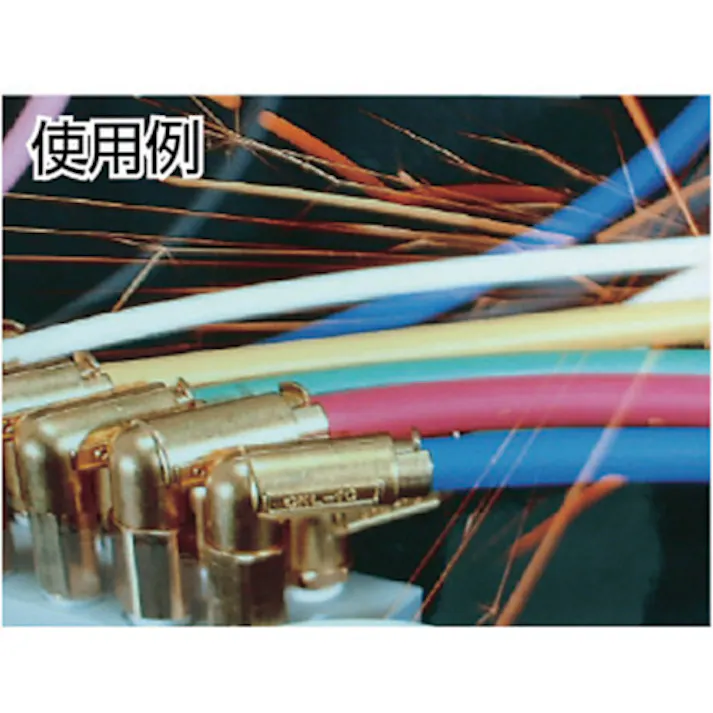 【CAINZ-DASH】千代田通商 チューブ継手 タッチコネクターエルボコネクターHタイプ(金属) 適合チューブ外径D:6mm 接続口径:R1/8 CKL-6-01H【別送品】