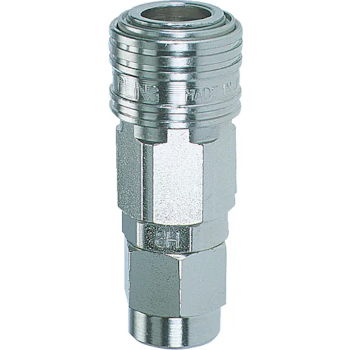 【CAINZ-DASH】千代田通商 金属カップリング CHSカップリングソケット 6.5×10ホース用 CHS-6.5H【別送品】