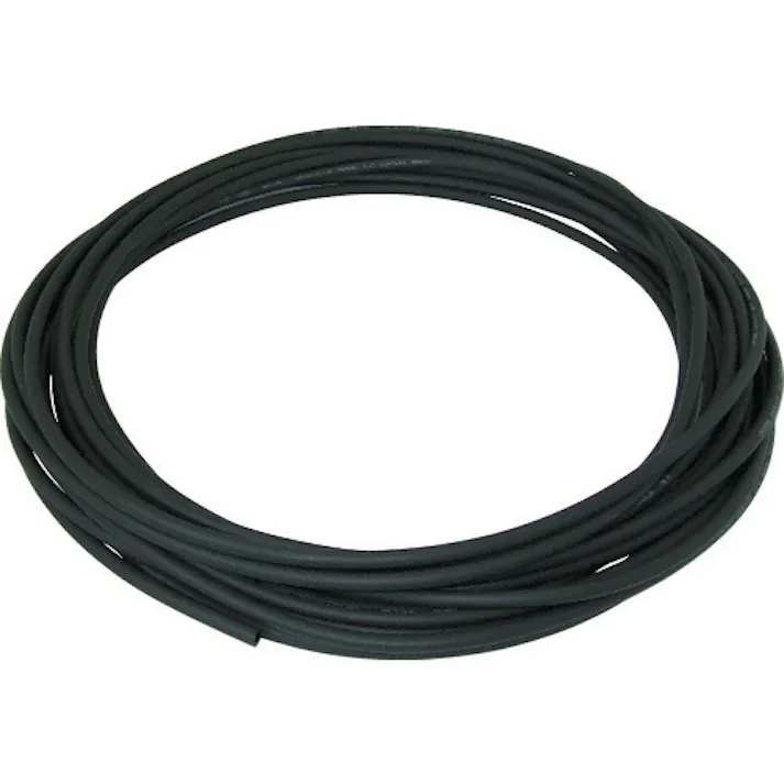 【CAINZ-DASH】千代田通商 ポリウレタンチューブ エルフレックス二重管チューブ 中径6mm/全長20m 黒 LE-6-20【別送品】