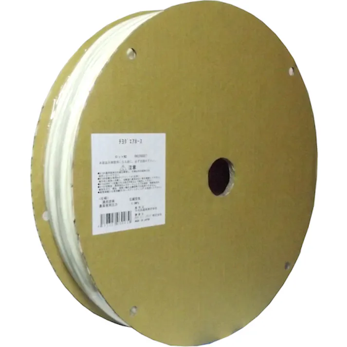 【CAINZ-DASH】千代田通商 ポリウレタンホース 白6.5×10mm/100m TH-6.5(6.5X10) 100M【別送品】