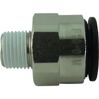 【CAINZ-DASH】千代田通商 ファイブメイルコネクタ 10mm・R1/8 F10-01M【別送品】