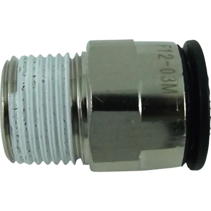 【CAINZ-DASH】千代田通商 ファイブメイルコネクタ 12mm・R3/8 F12-03M【別送品】