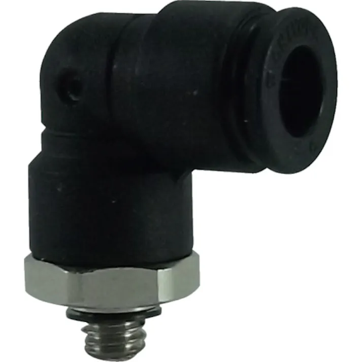 【CAINZ-DASH】千代田通商 ファイブメイルエルボ 6mm・M5X0.8 F6-M5ML【別送品】