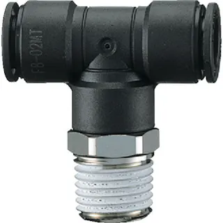 【CAINZ-DASH】千代田通商 ファイブメイルブランチティ 8mm・R1/4 F8-02MT【別送品】