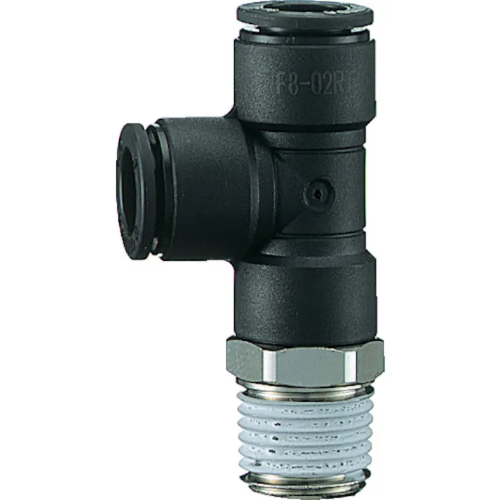 【CAINZ-DASH】千代田通商 チューブ継手 ファイブメイルランティ 8mm・R3/8 F8-03RT【別送品】