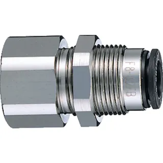 【CAINZ-DASH】千代田通商 六角穴付ボルト ファイブフィメイルバルク 10mm・RC3/8 F10-03FB【別送品】