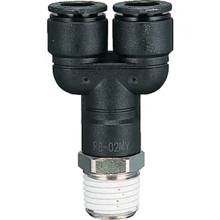 【CAINZ-DASH】千代田通商 ファイブメイルブランチワイ 10mm・R1/4 F10-02MY【別送品】