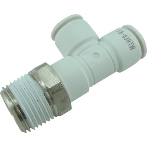 千代田通商 ホース継手 ファイブメイルランティ W(白) 8mm・R3/8 F8-03RTW チューブ継手(その他) 千代田通商 ホース継手 ファイブメイルランティ W(白) 8mm・R3/8 F8-03RTW チューブ継手(その他)
