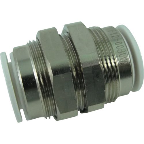 千代田通商 ファイブバルクヘッドユニオン W(白)12mm F12-00BUW チューブ継手(ユニオン) 千代田通商 ファイブバルクヘッドユニオン W(白)12mm F12-00BUW チューブ継手(ユニオン)