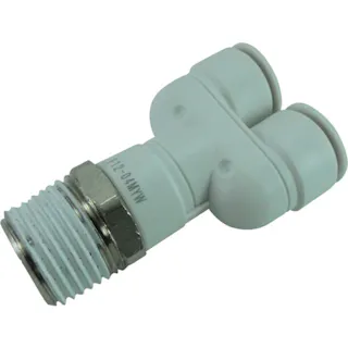 【CAINZ-DASH】千代田通商 ファイブメイルブランチワイ W(白)12mm・R1/2 F12-04MYW【別送品】