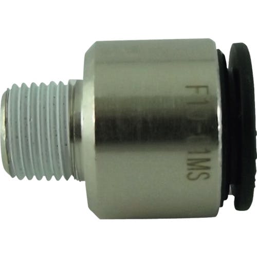 【CAINZ-DASH】千代田通商 チューブ継手　ファイブ六角穴付メイルコネクタ　１０ｍｍ・Ｒ１／８ F10-01MS【別送品】