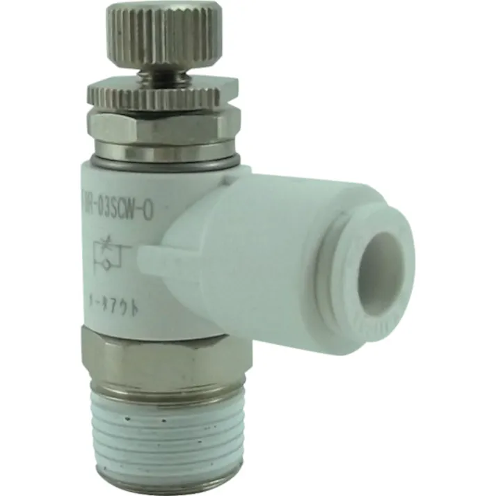 【CAINZ-DASH】千代田通商 ファイブスピードコントローラα 白 メーターアウト8mm・R3/8 F8R-03SCW-O【別送品】