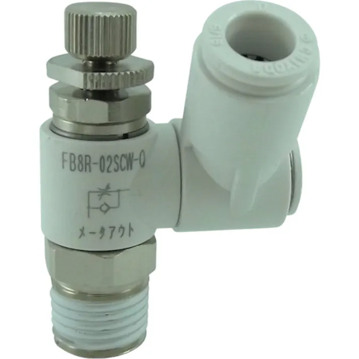 【CAINZ-DASH】千代田通商 ファイブスピードコントローラβ 白 メーターアウト8mm・R1/4 FB8R-02SCW-O【別送品】