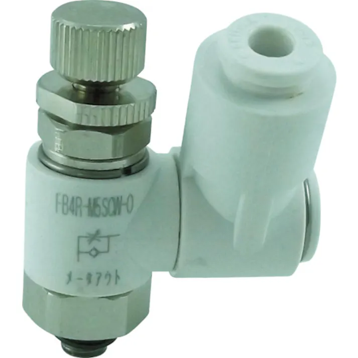 【CAINZ-DASH】千代田通商 ファイブスピードコントローラβ白メーターアウト10mm・R1/2 FB10R-04SCW-O【別送品】