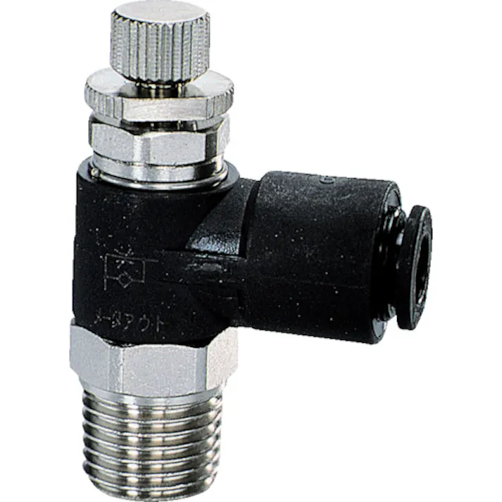 【CAINZ-DASH】千代田通商 ファイブSUSスピードコントローラα メーターアウト8mm・R1/8 FS8R-01SC-O【別送品】