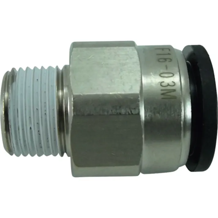 【CAINZ-DASH】千代田通商 ファイブメイルコネクタ 16mm・R3/8 F16-03M【別送品】