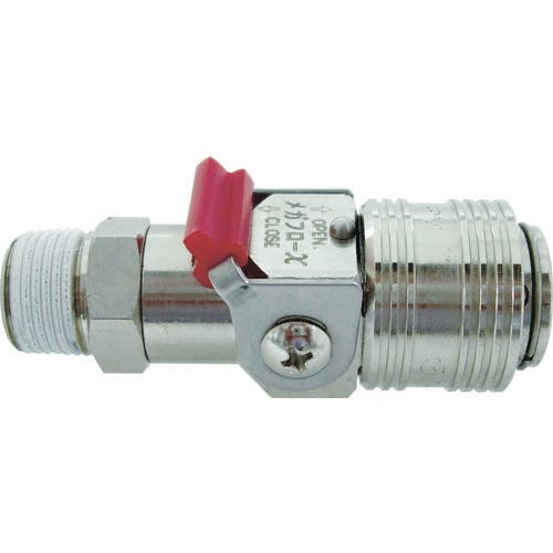 千代田通商 金属カップリング メガフローXパージ付真鍮R3/8 MFXP-03M-B 金属カップリング 千代田通商 金属カップリング メガフローXパージ付真鍮R3/8 MFXP-03M-B 金属カップリング