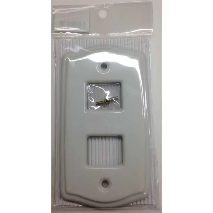 スイッチプレート 磁器 無地2