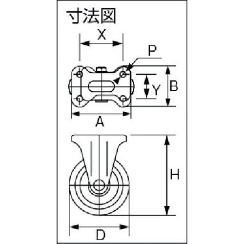 CAINZ-DASH】シシクＳＩＳＩＫＵアドクライス プレス製 ゴム車固定